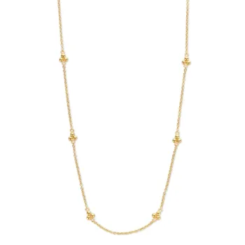 Shishi Halskette 45 cm - Sterlingsilber vergoldet